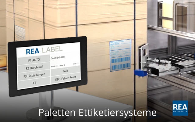 REA JET Palettenetikettiersystem