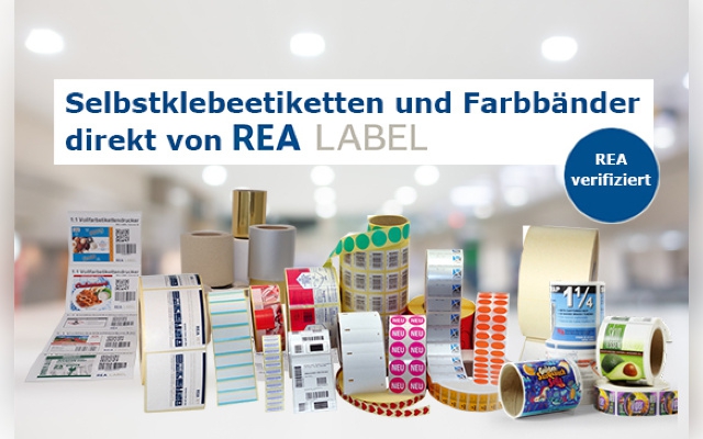 REA JET Etiketten und Thermotransferfolien